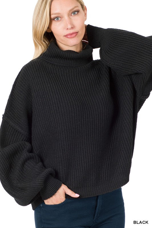 OVERSIZED TURTLENECK SWEATER