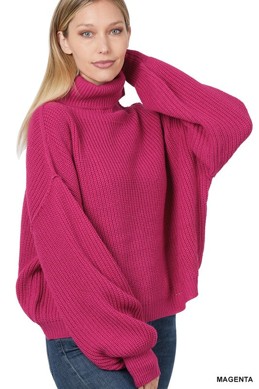 OVERSIZED TURTLENECK SWEATER