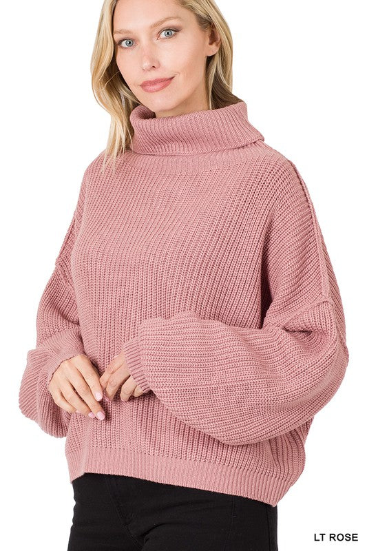 OVERSIZED TURTLENECK SWEATER