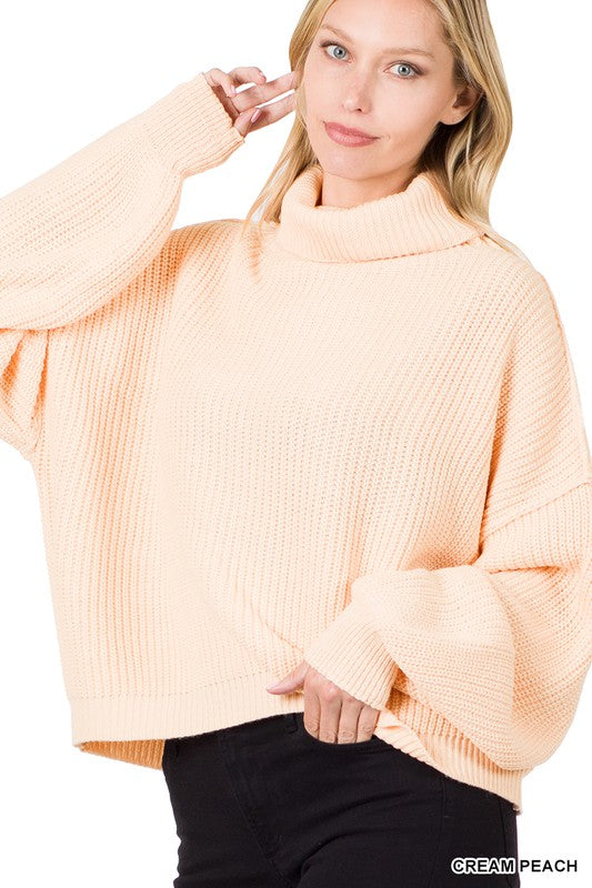 OVERSIZED TURTLENECK SWEATER