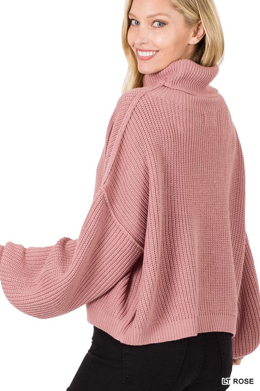 OVERSIZED TURTLENECK SWEATER